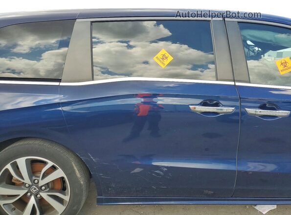 5FNRL6H87PB064043 2023 HONDA ODYSSEY Blue Вид задньої частини салону
