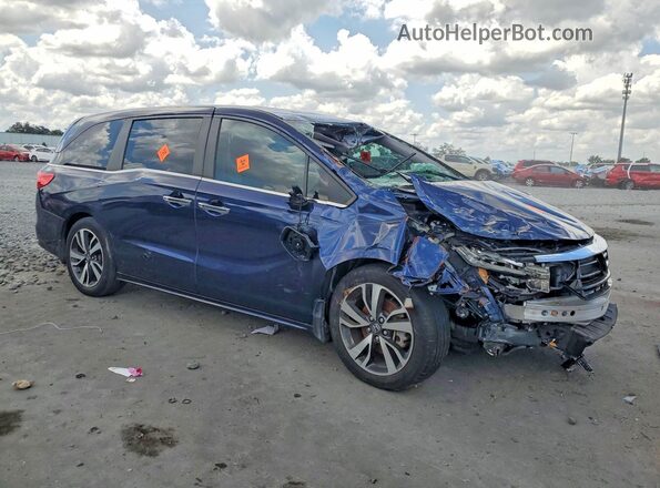 5FNRL6H87PB064043 2023 HONDA ODYSSEY Blue Передня права чверть