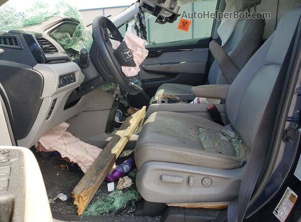 5FNRL6H87PB064043 2023 HONDA ODYSSEY Blue Вид салону спереду