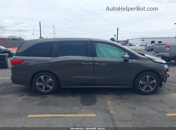 5FNRL6H89JB005583 2018 HONDA ODYSSEY Коричневый Вид щитка приборов