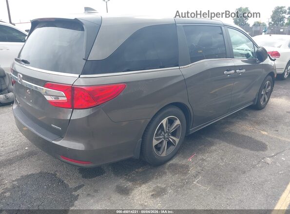 5FNRL6H89JB005583 2018 HONDA ODYSSEY Коричневый Задняя правая четверть