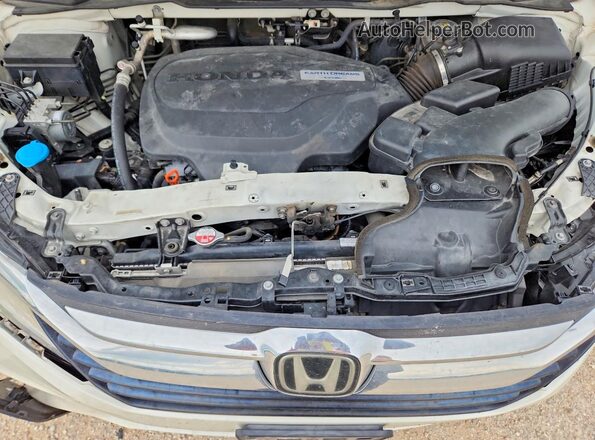 5FNRL6H89JB019449 2018 HONDA ODYSSEY White Вид підкапотного простору