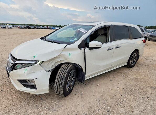 5FNRL6H89JB019449 2018 HONDA ODYSSEY White Передня ліва чверть