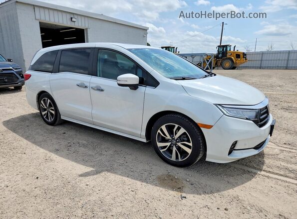 5FNRL6H89NB051100 2022 HONDA ODYSSEY Белый Передняя правая четверть