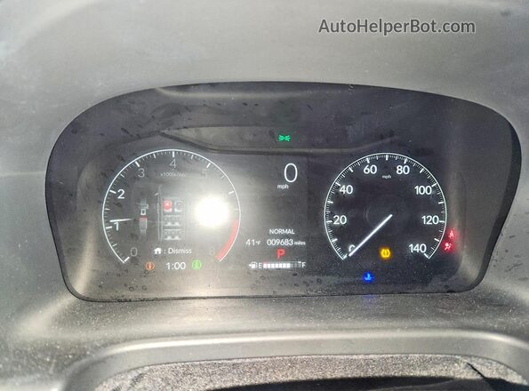 5FNRL6H89SB007383 2025 HONDA ODYSSEY White Vista del cuadro de instrumentos