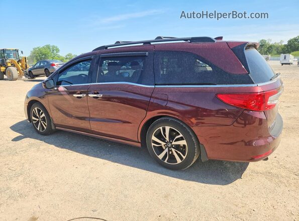 5FNRL6H90KB076780 2019 HONDA ODYSSEY Burgundy Tył lewy