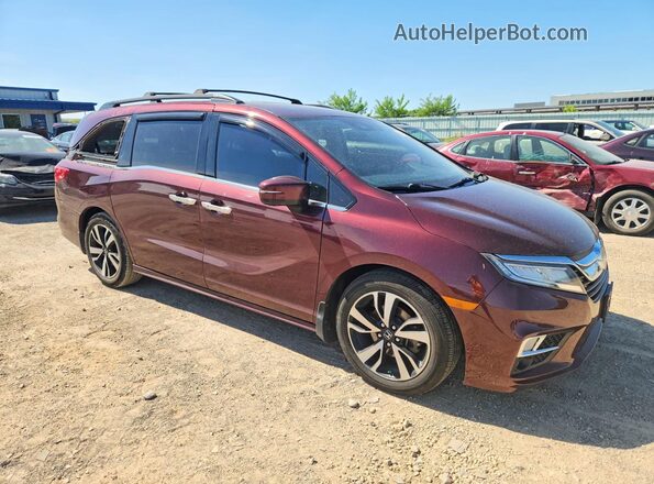 5FNRL6H90KB076780 2019 HONDA ODYSSEY Burgundy Przód prawy