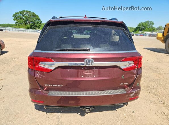 5FNRL6H90KB076780 2019 HONDA ODYSSEY Burgundy Widok z tyłu