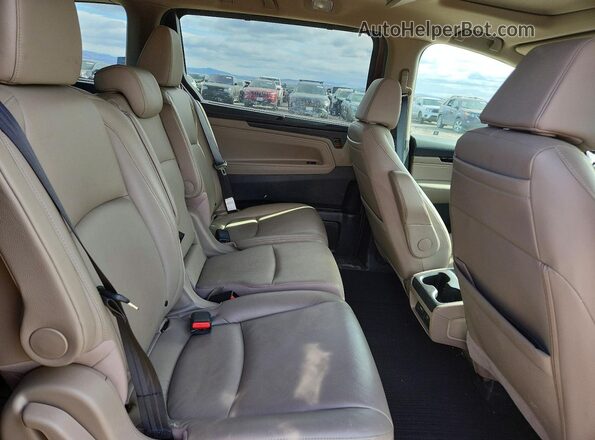 5FNRL6H91JB046380 2018 HONDA ODYSSEY Maroon უკანა სალონის ხედი