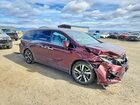 2018 Honda Odyssey Elite Maroon vin: 5FNRL6H91JB046380