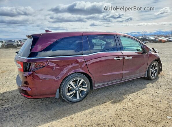 5FNRL6H91JB046380 2018 HONDA ODYSSEY Maroon უკანა მარჯვენა
