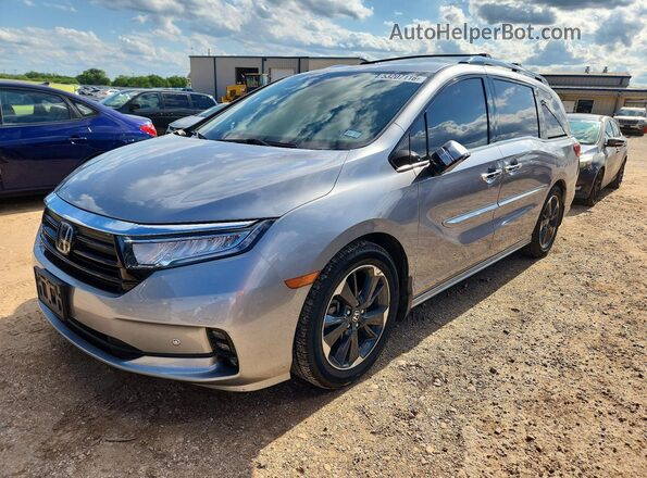 5FNRL6H91NB009478 2022 HONDA ODYSSEY Silver Առջևի ձախ երեք քառորդ տեսարան