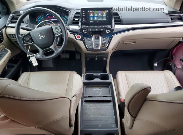 5FNRL6H91NB022778 2022 HONDA ODYSSEY Красный Вид панели приборов