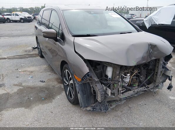 5FNRL6H92KB060502 2019 HONDA ODYSSEY Серый Передняя правая четверть