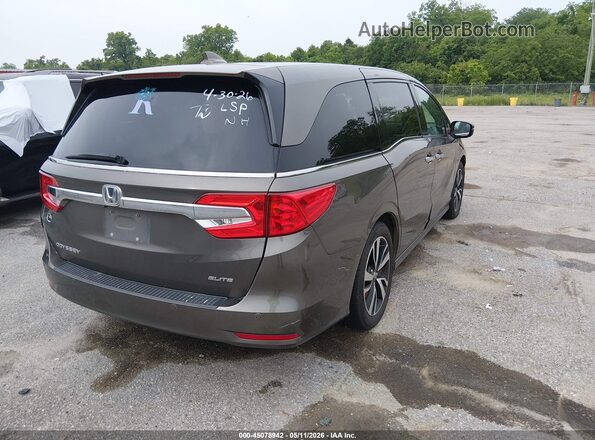 5FNRL6H92KB060502 2019 HONDA ODYSSEY Серый Задняя правая четверть