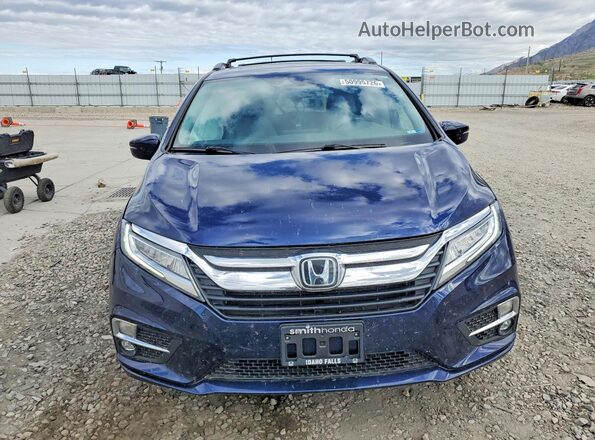 5FNRL6H92LB022852 2020 HONDA ODYSSEY Синий Вид спереди