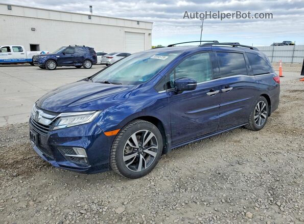 5FNRL6H92LB022852 2020 HONDA ODYSSEY Синий Передняя левая четверть