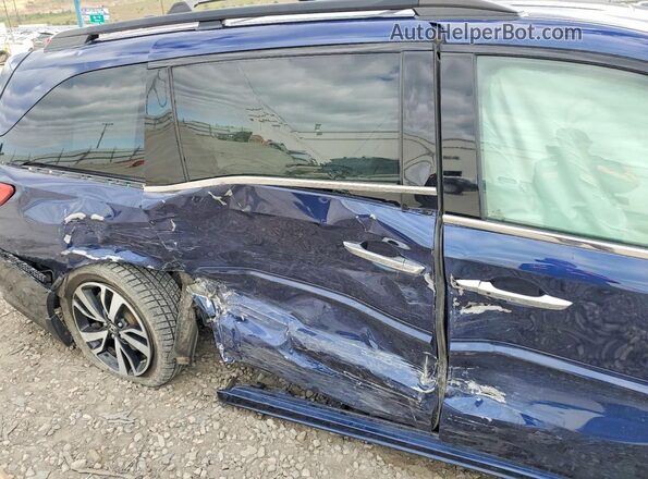 5FNRL6H92LB022852 2020 HONDA ODYSSEY Синий Вид задней части салона