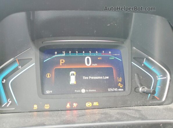 5FNRL6H92LB022852 2020 HONDA ODYSSEY Синий Вид щитка приборов