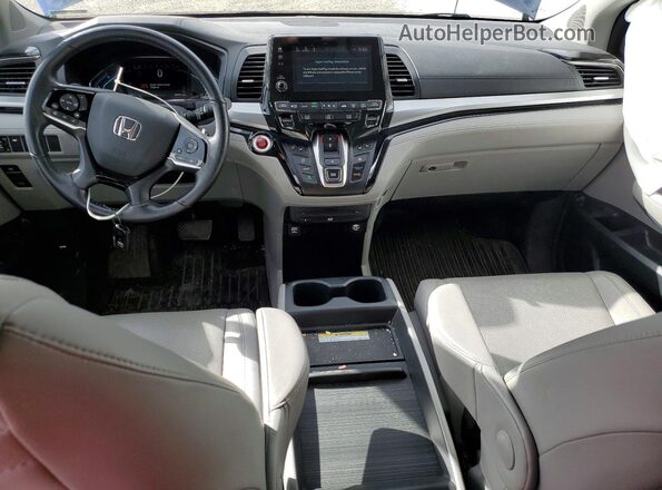 5FNRL6H92LB022852 2020 HONDA ODYSSEY Синий Вид панели приборов