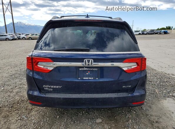 5FNRL6H92LB022852 2020 HONDA ODYSSEY Синий Вид сзади