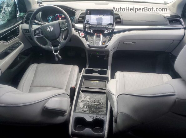 5FNRL6H92PB056764 2023 HONDA ODYSSEY Серый Вид панели приборов