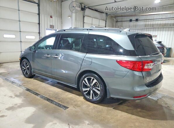 5FNRL6H93JB010092 2018 HONDA ODYSSEY Серый Задняя левая четверть