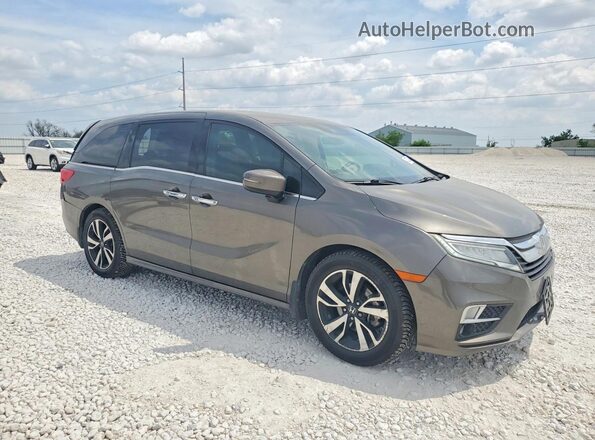 5FNRL6H93JB049197 2018 HONDA ODYSSEY Серый Передняя правая четверть