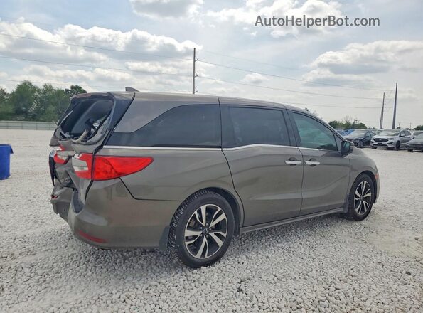 5FNRL6H93JB049197 2018 HONDA ODYSSEY Серый Задняя правая четверть