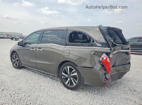 5FNRL6H93JB049197 2018 HONDA ODYSSEY Серый Задняя левая четверть