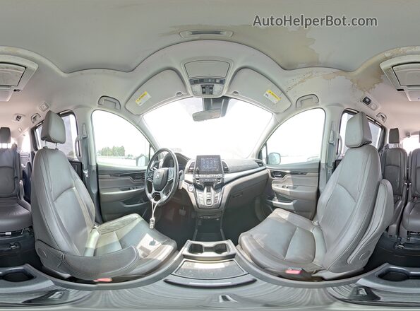 5FNRL6H93JB049197 2018 HONDA ODYSSEY Серый Панорамный вид салона 360°
