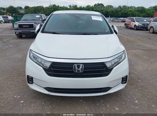 5FNRL6H93MB003213 2021 HONDA ODYSSEY Белый Вид задней части салона