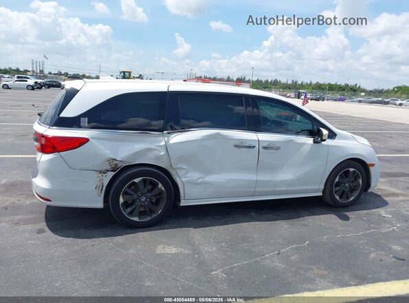 5FNRL6H93NB006162 2022 HONDA ODYSSEY Белый Вид задней части салона