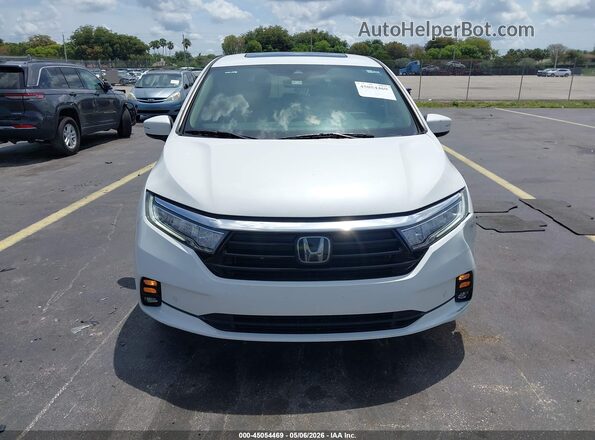 5FNRL6H93NB006162 2022 HONDA ODYSSEY Белый Вид щитка приборов