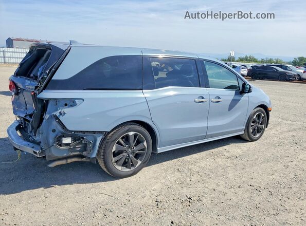 5FNRL6H93RB001159 2024 HONDA ODYSSEY Blue Tył prawy