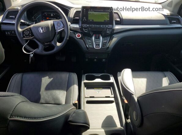 5FNRL6H93RB001159 2024 HONDA ODYSSEY Blue Widok deski rozdzielczej