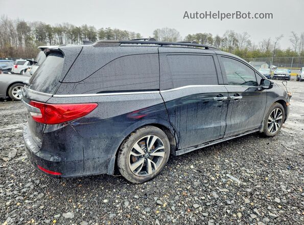 5FNRL6H95JB023362 2018 HONDA ODYSSEY Черный Задняя правая четверть