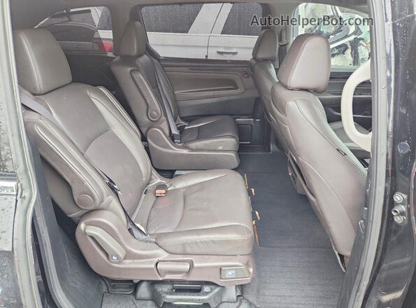 5FNRL6H95JB023362 2018 HONDA ODYSSEY Черный Вид задней части салона
