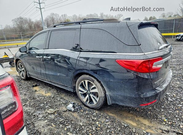 5FNRL6H95JB023362 2018 HONDA ODYSSEY Черный Задняя левая четверть