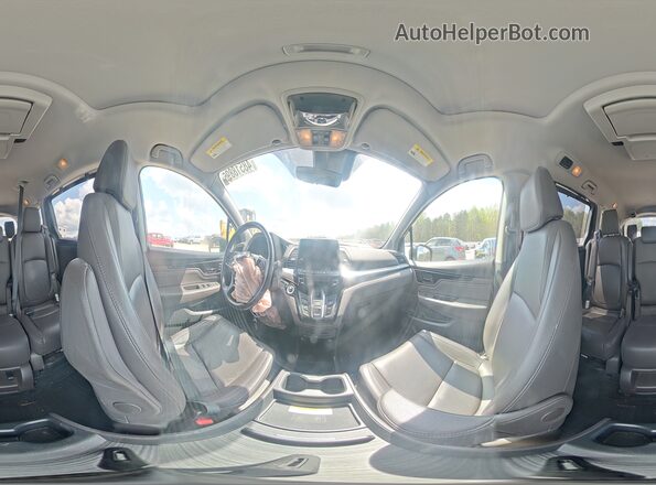 5FNRL6H95JB042025 2018 HONDA ODYSSEY Серый Панорамный вид салона 360°