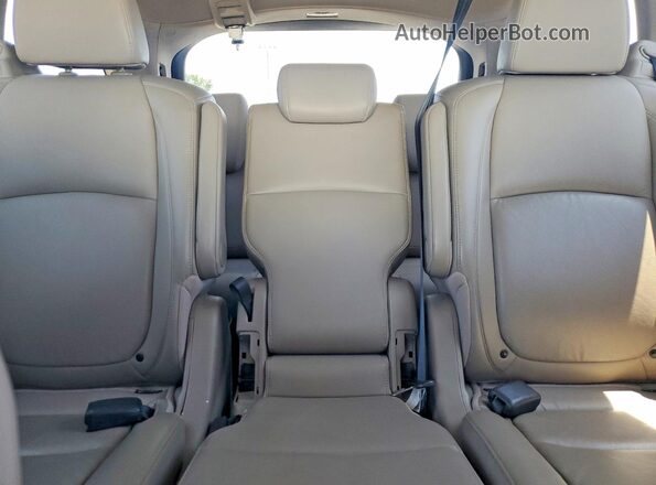5FNRL6H95JB091922 2018 HONDA ODYSSEY White უკანა სავარძლების ხედი