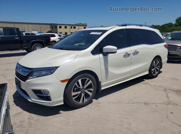 5FNRL6H95JB091922 2018 HONDA ODYSSEY White წინა მარცხენა ხედი სამი მეოთხედიდან