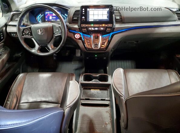 5FNRL6H95MB000863 2021 HONDA ODYSSEY Серый Вид панели приборов