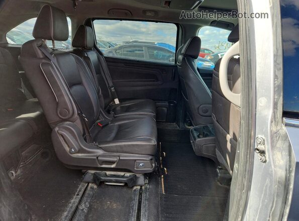 5FNRL6H95MB000863 2021 HONDA ODYSSEY Серый Вид задней части салона