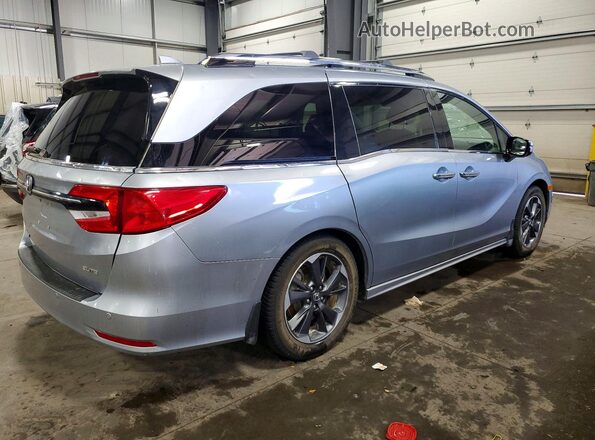 5FNRL6H95MB000863 2021 HONDA ODYSSEY Серый Задняя правая четверть