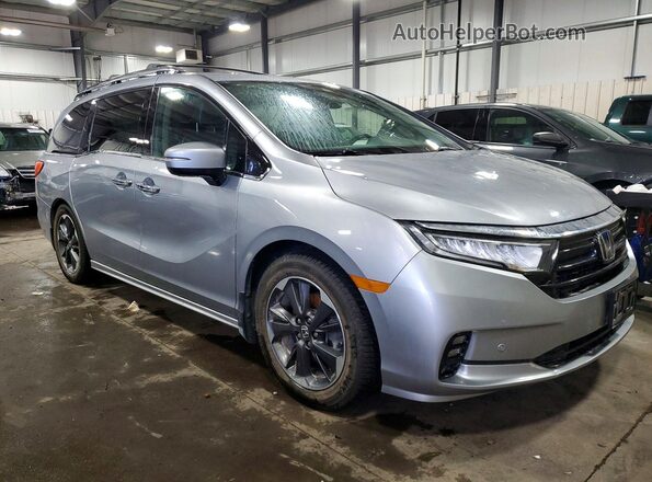 5FNRL6H95MB000863 2021 HONDA ODYSSEY Серый Передняя правая четверть