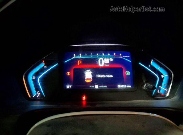 5FNRL6H95MB000863 2021 HONDA ODYSSEY Серый Вид щитка приборов