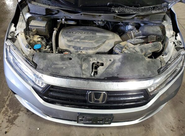 5FNRL6H95MB000863 2021 HONDA ODYSSEY Серый Вид подкапотного пространства