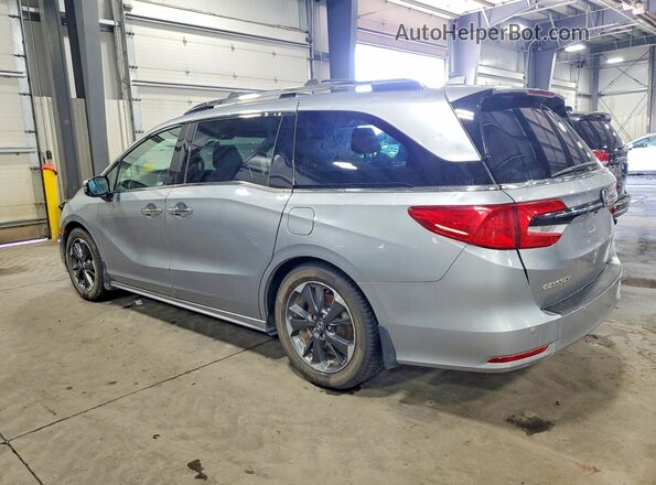 5FNRL6H95MB000863 2021 HONDA ODYSSEY Серый Задняя левая четверть