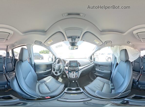 5FNRL6H95PB053874 2023 HONDA ODYSSEY Gray Widok wnętrza 360 stopni